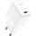 Зарядний пристрій CUDY CH30 GaN Charger USB-C PD 3.0, QC 3.0, 30W White