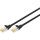 Патч-корд DIGITUS SSTP Cat.6a CU 0.25м Black (DK-1644-A-0025/BL)