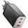 Зарядное устройство ESSAGER 67W GaN Travel Charger 2C+1A Black (ECT67W-LJB01-Z)