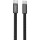 Кабель HOCO X125 Exceso Type-C to Type-C 1м Black