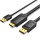 Кабель VENTION HDMI - DisplayPort v2.0 1.5м Black (ABJBG)