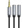 Кабель CABLETIME mini-jack 3.5mm 0.2м Black (CF14B)