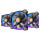 Вентилятор THERMALTAKE Riing 12 LED RGB 3-Pack (CL-F042-PL12SW-B)