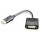 Адаптер CABLEXPERT DisplayPort - DVI Black (A-DPM-DVIF-002)