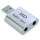 Внешняя звуковая карта DYNAMODE 3D Sound 7.1 USB2.0 Bulk Aluminium Silver