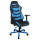 Крісло геймерське DXRACER Iron Black/Blue (OH/IS166/NB)