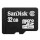 Карта памяти SANDISK microSDHC 32GB Class 2 (SDSDQM-032G-B35)