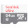 Карта пам'яті SANDISK microSDXC Ultra 64GB UHS-I Class 10 (SDSQUNS-064G-GN3MN)