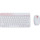 Комплект беспроводной LOGITECH MK240 Nano Wireless Combo White/Vivid Red (920-008212)