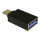 Адаптер OTG LAPARA USB3.0 CM/AF Black (LA-MALETYPEC-FEMALEUSB3.0 BLACK)