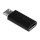Адаптер LAPARA USB Micro-BM/CF Black (LA-MALEMICROUSB-TYPEC-FEMALE BLACK)