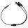 Сплиттер 2E mini-jack 3.5mm (M) - 2xmini-jack 3.5mm (F) 0.15м Black (2E-W9697)