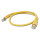 Патч-корд CABLEXPERT U/FTP Cat.5e 0.5м Yellow (PP22-0.5M/Y)