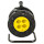 Удлинитель на катушке POWERPLANT JY-2002 Low Temp Black, 4 розетки, 40м (PPRA10M40S4L)