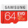 Карта памяти SAMSUNG microSDXC EVO Plus 64GB UHS-I U3 Class 10 + SD-adapter (MB-MC64GA/RU)