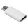 Адаптер OTG LAPARA USB3.1 Micro-BM/CF White (LA-MALEMICROUSB-TYPEC-FEMALE WHITE)