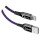 Кабель BASEUS C-shaped Light Intelligent Power-Off Cable for Lightning 1м Purple (CALCD-05)