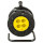 Удлинитель на катушке POWERPLANT JY-2000 Black, 4 розетки, 20м (PPRA08M200S4)