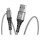 Кабель PIXUS Flex USB-A to Micro-USB 1м Gray