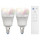Набор умных ламп WIZ LED Smart Whites Starter Kit E27 11.5Вт 2200-6500K 2шт (WZ0126082)