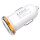 Автомобільний зарядний пристрій LDNIO 2xUSB-A, 2.1A, 10.5W White w/Micro-USB cable (DL-C22)