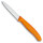 Нож кухонный для овощей VICTORINOX SwissClassic Serrated Orange 80мм (6.7636.L119)