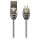 Кабель CANYON UM-5 Charge & Sync Stylish Metal USB-A to Micro-USB 1м Dark Gray (CNS-USBM5DG)