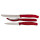 Набор кухонных ножей VICTORINOX Swiss Classic Paring Knife Set with Peeler Red 3пр (6.7111.31)