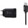 Зарядний пристрій T-PHOX Mini 1xUSB-A, 2.4A Black w/Micro-USB cable (MINI(B)+MICRO)