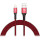 Кабель T-PHOX Jagger T-L814 USB to Lightning 1м Red