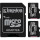 Набір з двох карт пам'яті KINGSTON microSDXC Canvas Select Plus 64GB UHS-I V10 A1 Class 10 + SD-adapter (SDCS2/64GB-2P1A)