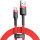 Кабель BASEUS Cafule USB for Type-C 3м Red (CATKLF-U09)