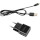 Зарядное устройство VINGA 2 Port USB Wall Charger 2.1A Black w/Micro-USB cable (VCPWCH2USB2ACMBK)