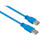 Кабель-подовжувач VINGA USB3.0 AM/AF 1.8м Blue (VCPUSB3AMAF1.8B)