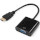 Адаптер VINGA HDMI - VGA Black (VCPAHDMIM2VGAFBK)