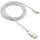 Кабель CANYON Sync & Charge Braided Apple Lightning 0.96м White (CNS-MFIC3PW)