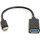 Кабель OTG POWERPLANT USB 2.0 AF/Type-C 0.1м (CA911837)