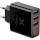 Зарядное устройство VINGA 3 Port Display Wall Charger 17W Black (VWCAAADBK)