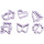 Набір форм для печива ARDESTO Tasty Baking Purple 6.5x6.8x3см (AR2308LP)