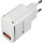 Зарядное устройство CANYON H-043 1xUSB-A, 2.1A White/Rose Gold w/Lightning cable (CNE-CHA043WR)