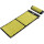 Акупунктурний килимок (аплікатор Кузнєцова) з валиком 4FIZJO 128x48cm Black/Yellow (4FJ0087)