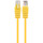 Патч-корд CABLEXPERT U/UTP Cat.6 0.25м Yellow (PP6U-0.25M/Y)