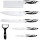 Набор кухонных ножей CECOTEC 6 Pro Set White 6пр (CCTC-01023)