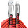 Кабель COLORWAY Zinc Alloy Nylon Braided USB to Apple Lightning 2.4A 1м Red (CW-CBUL010-RD)