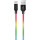 Кабель COLORWAY Nylon Braided USB to Micro-B 2.4A 1м Multicolor (CW-CBUM017-MC)