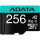 Карта памяти ADATA microSDXC Premier Pro 256GB UHS-I U3 V30 A2 Class 10 + SD-adapter (AUSDX256GUI3V30SA2-RA1)