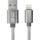 Кабель POWERPLANT USB AM/Apple Lightning 1м Gray (CA912322)