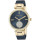Часы ANNE KLEIN Swarovski Crystal Accented Mesh Bracelet Blue/Gold (AK/3001GPBL)