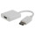 Адаптер CABLEXPERT DisplayPort - HDMI 0.2м White (A-DPM-HDMIF-002-W)