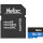 Карта пам'яті NETAC microSDHC P500 Standard 16GB UHS-I Class 10 + SD-adapter (NT02P500STN-016G-R)